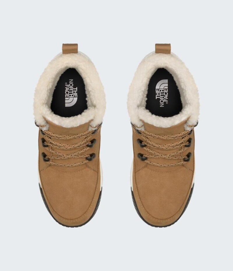 Botas Sierra Mid Lace mujer Almond Butter/tnf Black