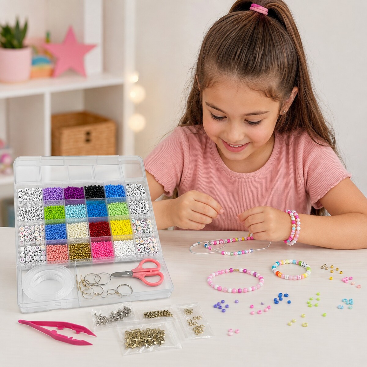 Set de 3600 Mostacillas para Pulseras 