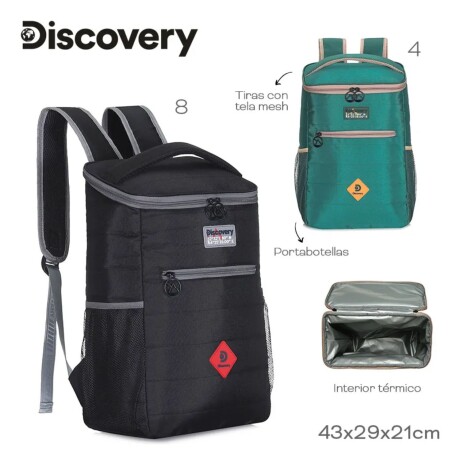 Mochila lonchera térmica Discovery Verde