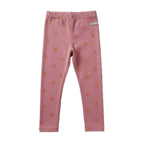 Calza Larga Reebok G Es Aop Leggin p/ Niñas Deportiva Casual Rosa