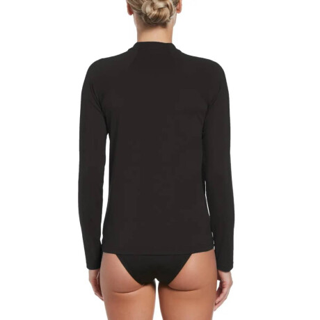 Remera Long Sleeve Hydroguard de Niña Negro