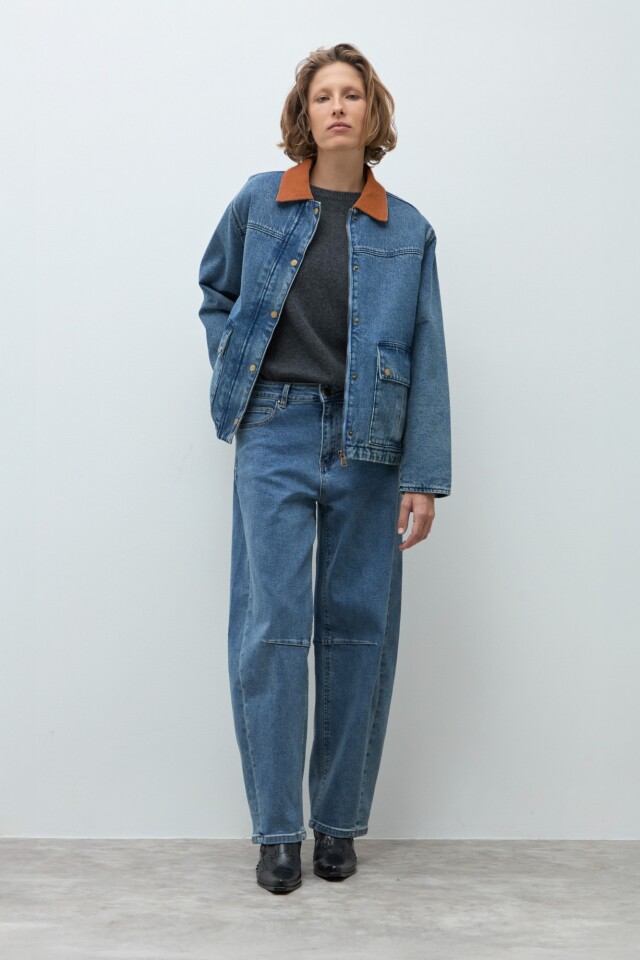 Jean barrel Tove jean medio