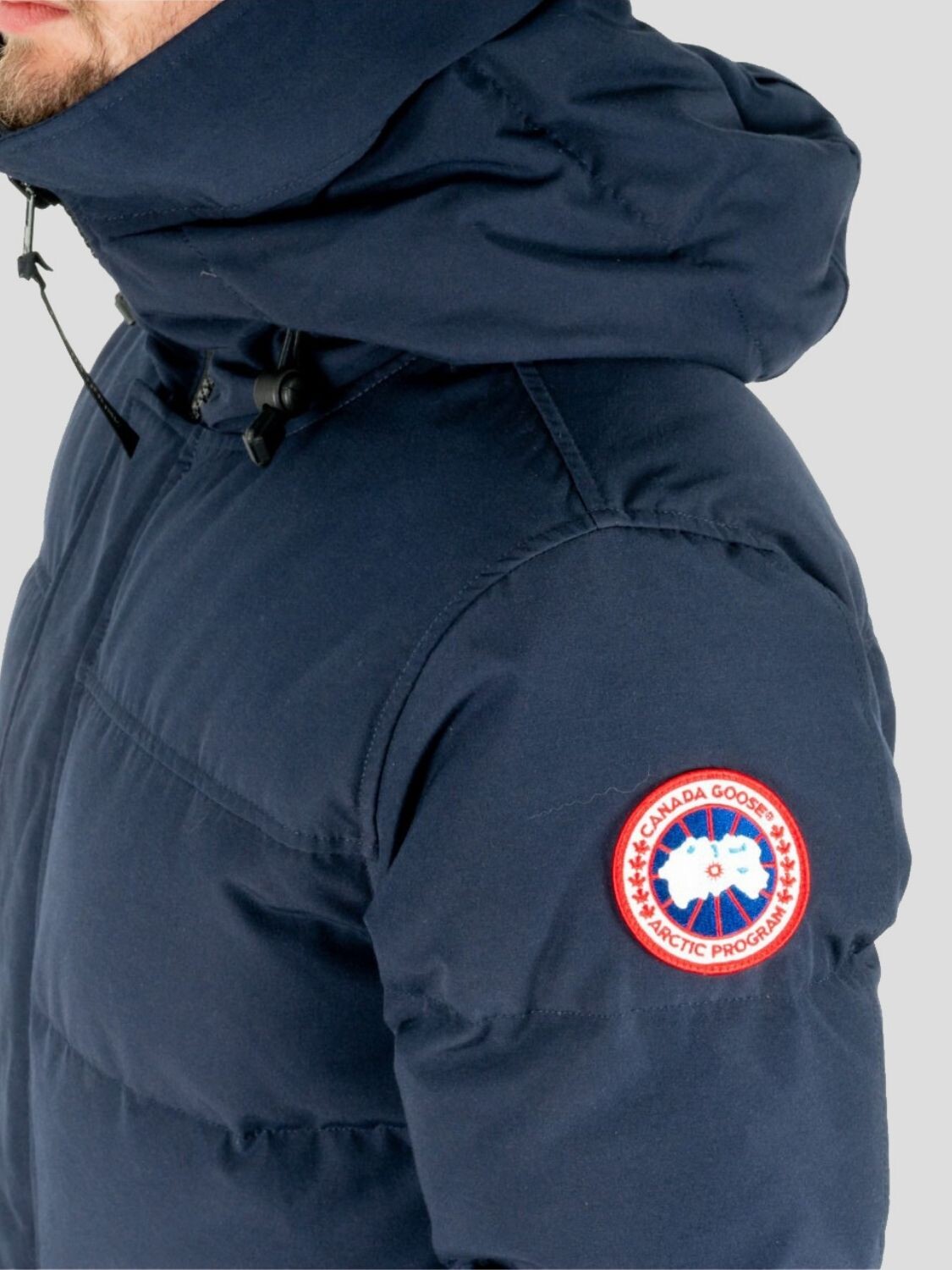 Canada Goose -Campera de poliéster con capucha, MacMillan Parka Azul