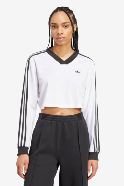 TOP JACQUARD Blanco