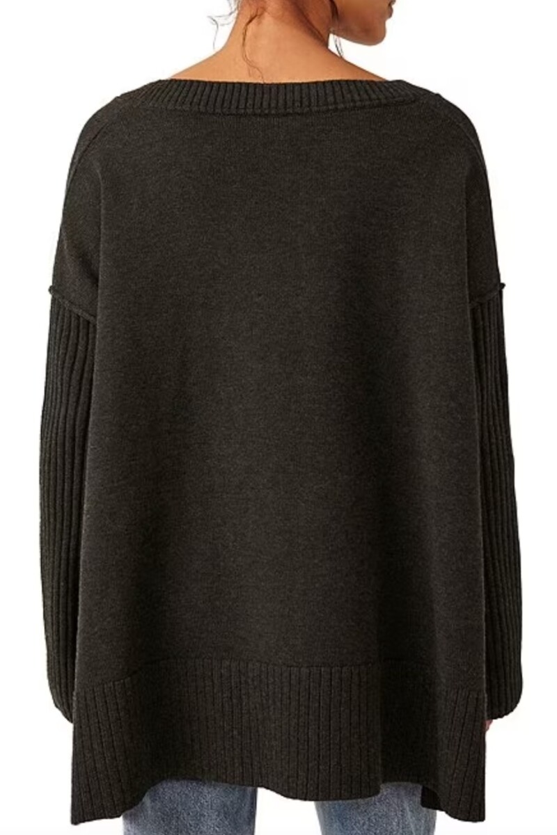 ORION A LINE TUNIC Negro