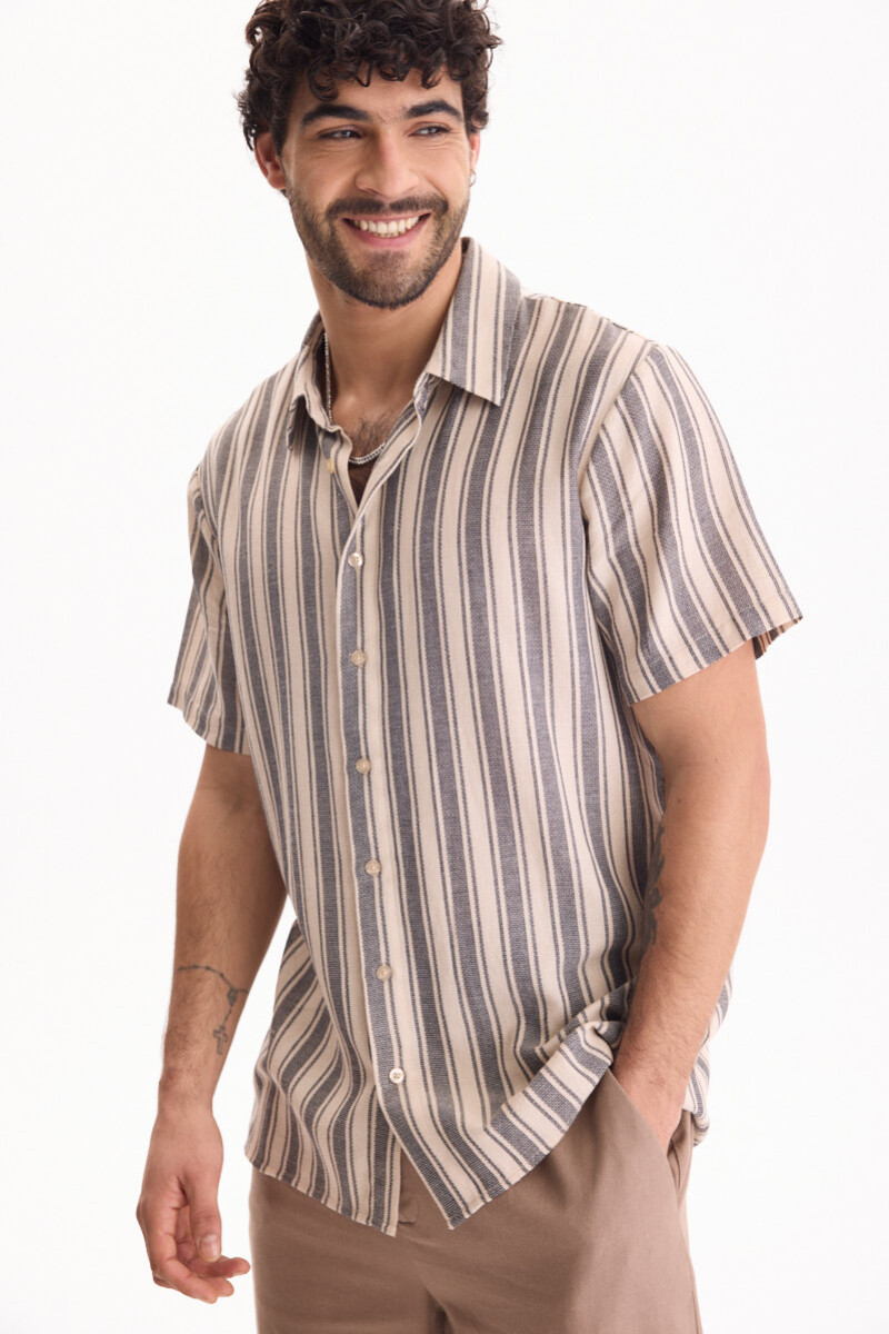 Camisa Resort Gris
