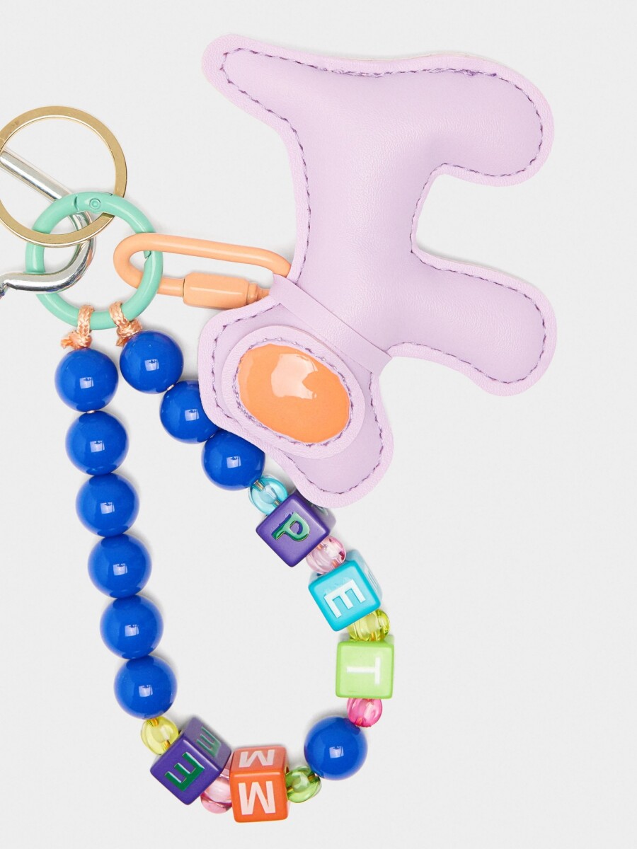Llavero Charm Perro multicolor