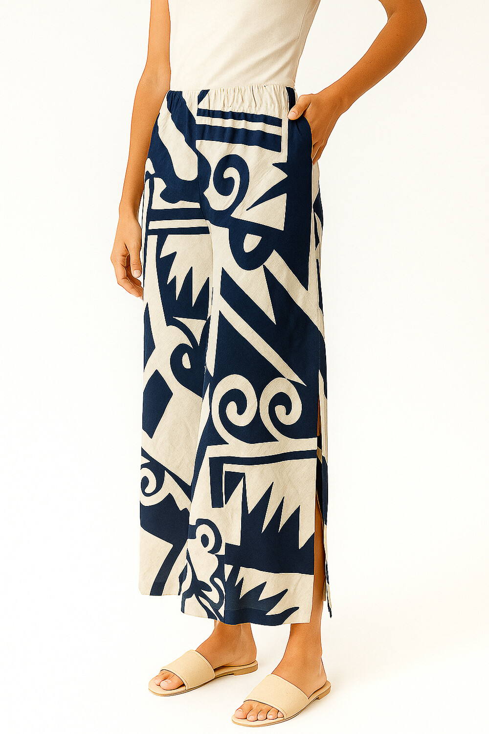 Falda Tama Estampado 1