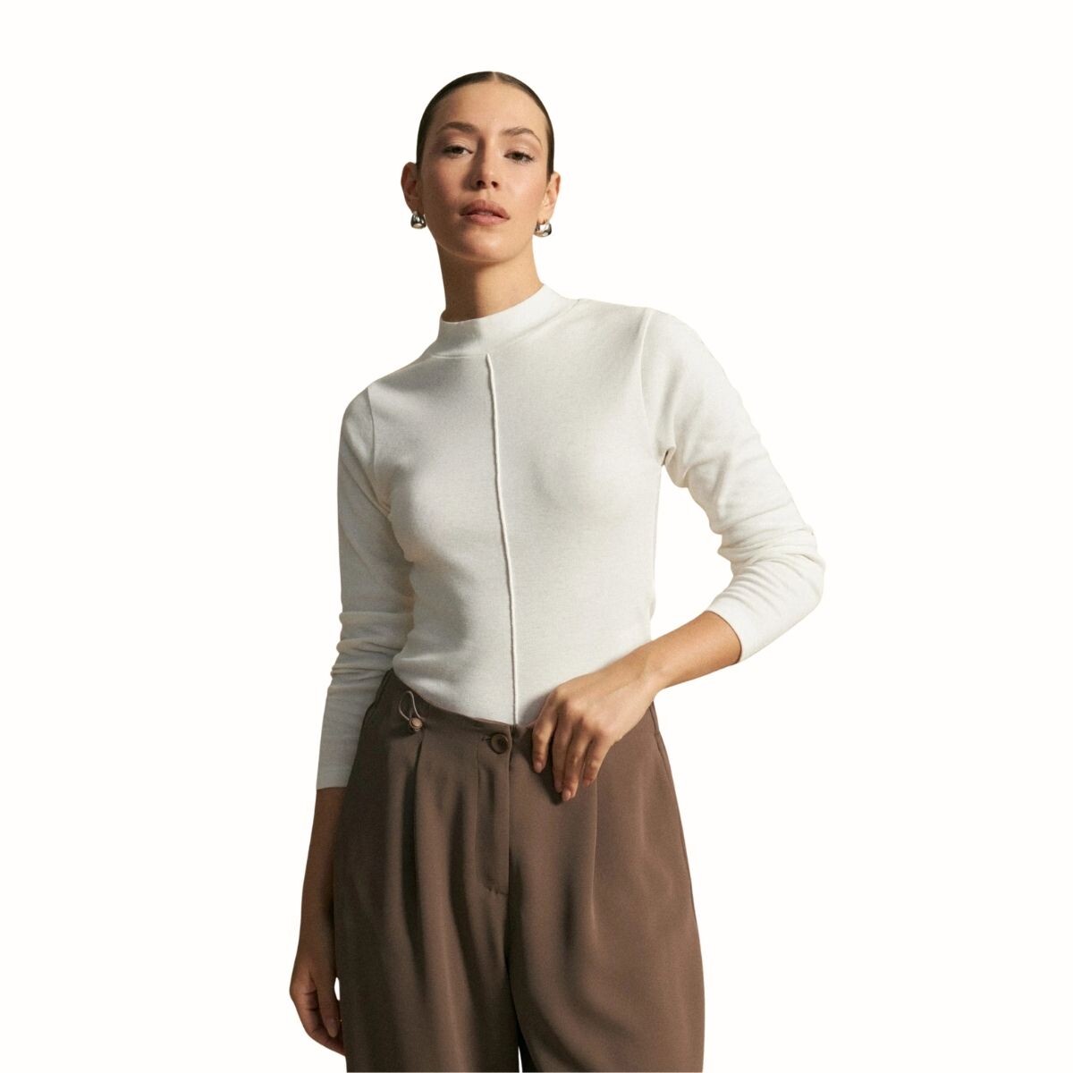 POLERA LAREDO S-XXL - BLANCO 