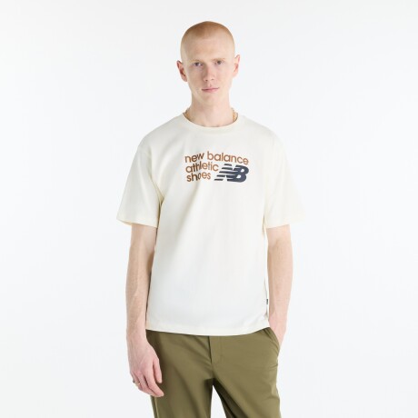 Remera New Balance de Hombre -Athletics Premium- MT51900AGA CHARCOAL HEATHER