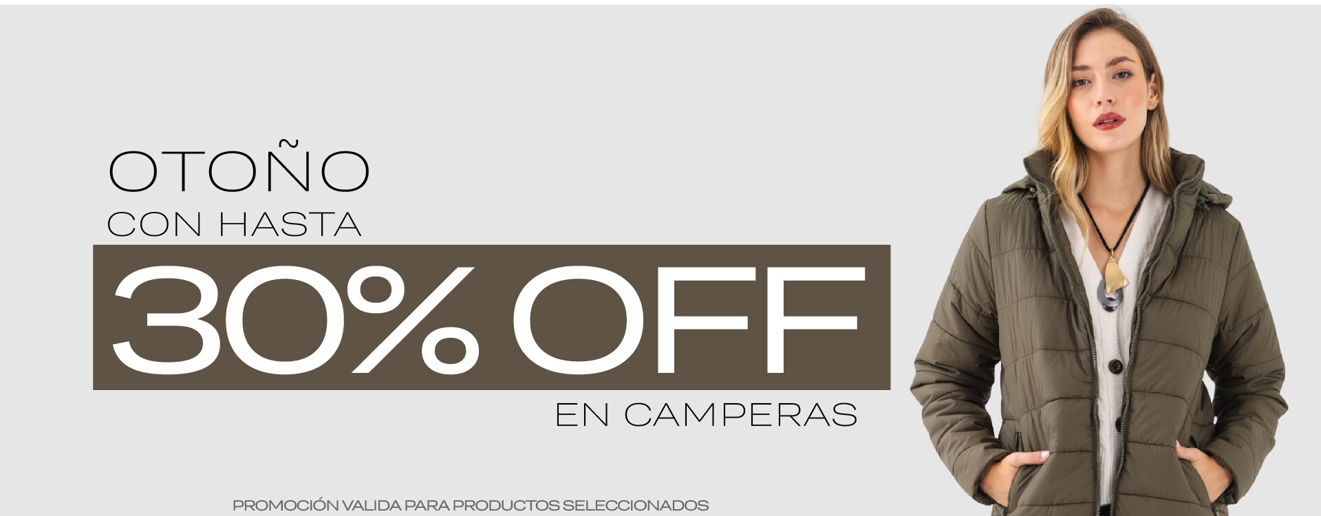 Camperas descuento