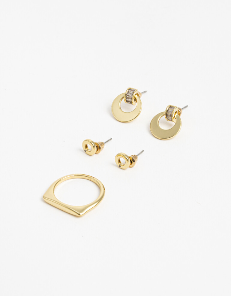 Bijouterie Set Metal Bijou Set Metal Delicado - Dorado