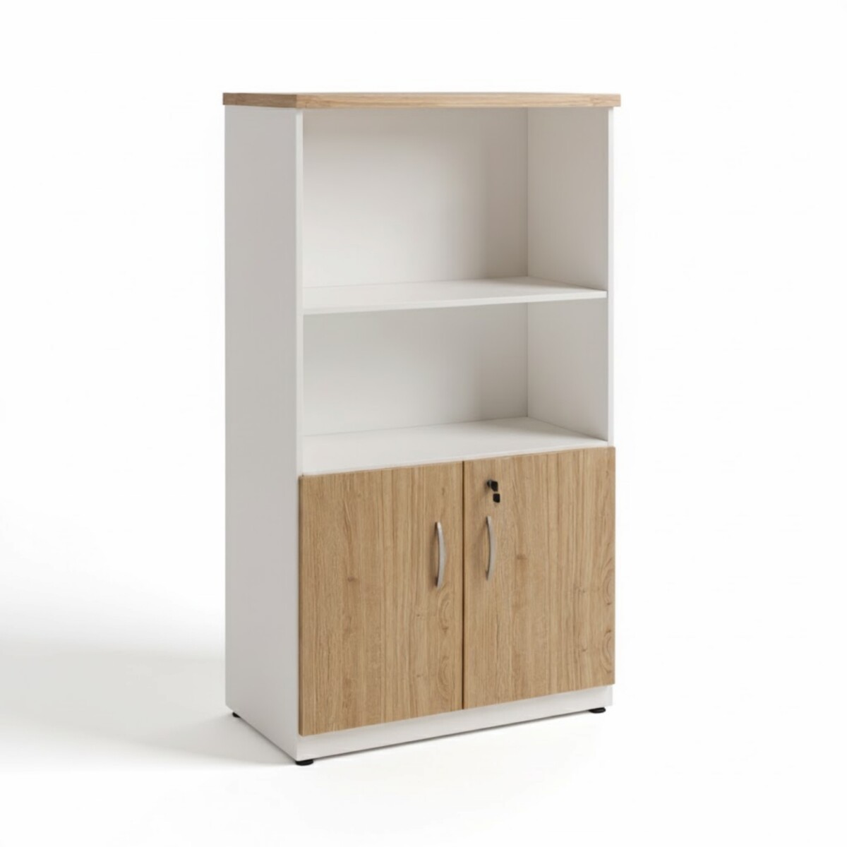 BIBLIOTECA CORPORATIVA 2 PUERTAS ESTANTERÍA ORGANIZADOR CON LLAVE 