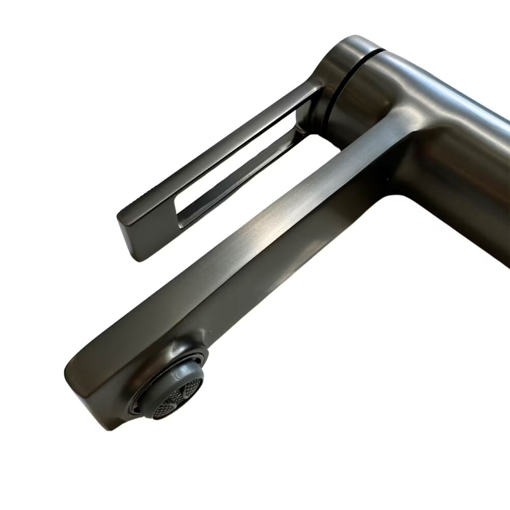 Grifería de lavatorio Monocomando de mesada Elar Grafito Grifería De Lavatorio Monocomando De Mesada Elar Grafito