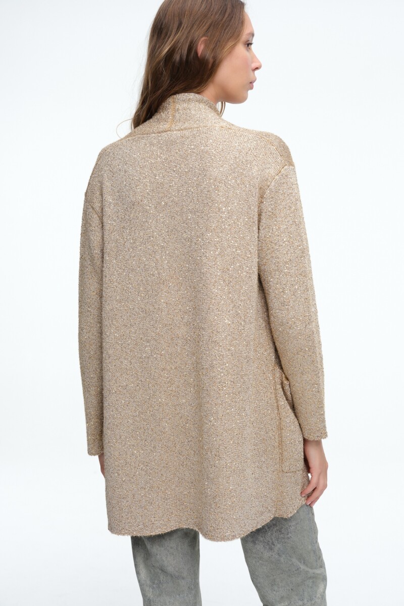 SACO BRILLO Beige