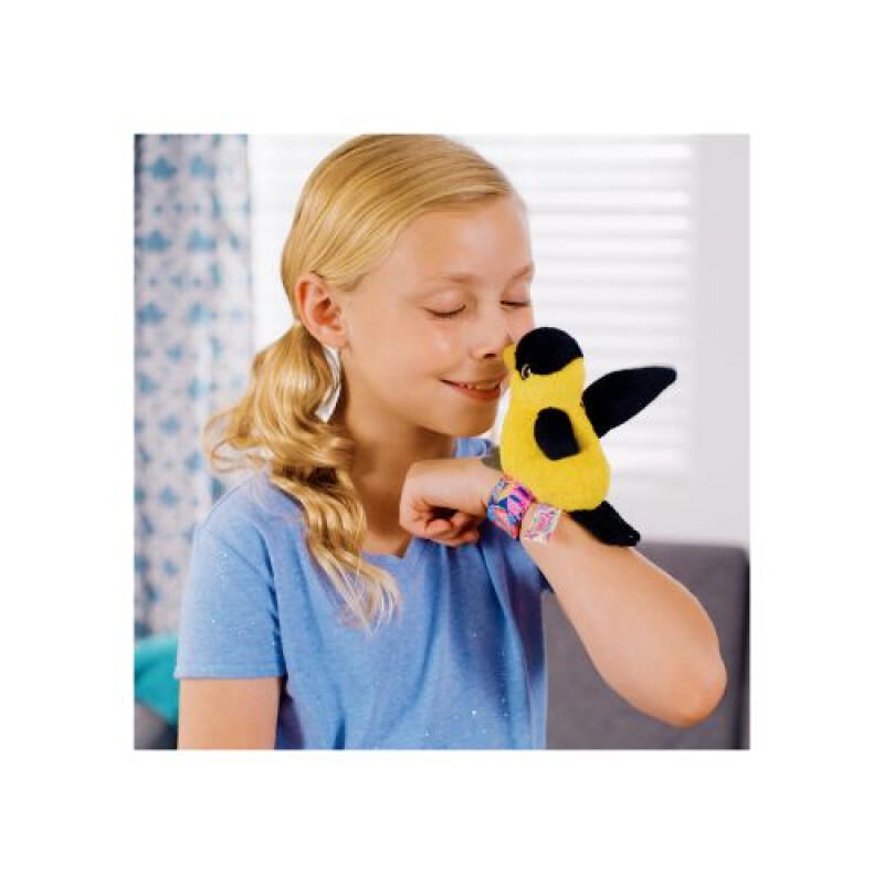 Happy Yappers Aves de Peluche Interactivas con Pulsera Happy Yappers Aves De Peluche Interactivas Con Pulsera