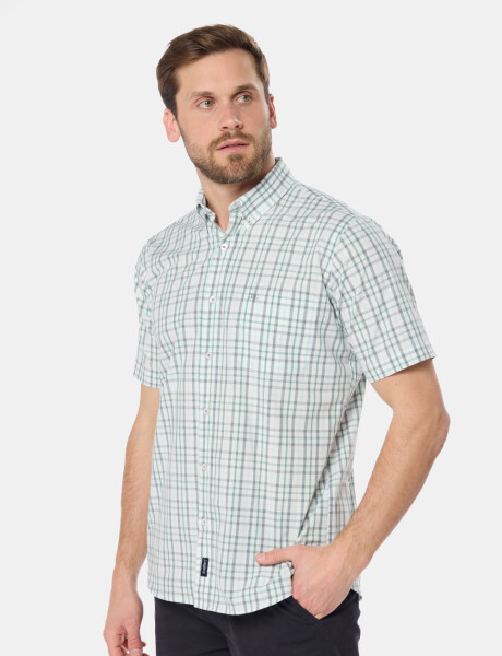 CAMISA SPORT A CUADROS Verde