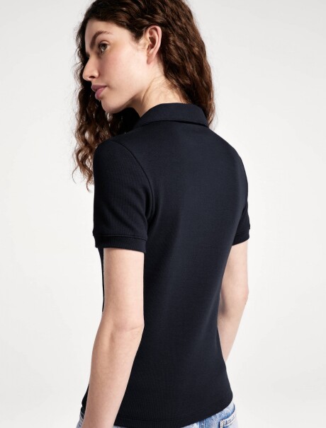 POLO DE MANGA CORTA NEGRO