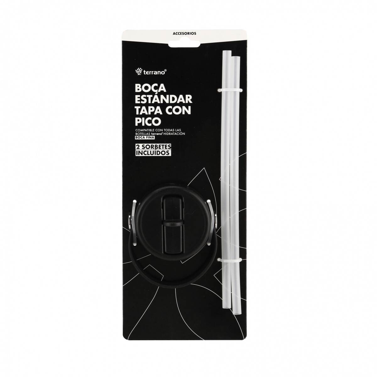 Repuesto Tapa C/Pico Para Botella 950 ML - Negro 