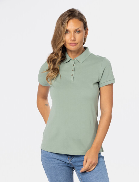 POLO PIQUE LISA Verde