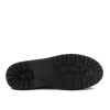 Darkness Botin De Dama Casual Con Elastico Suela Baja Negro