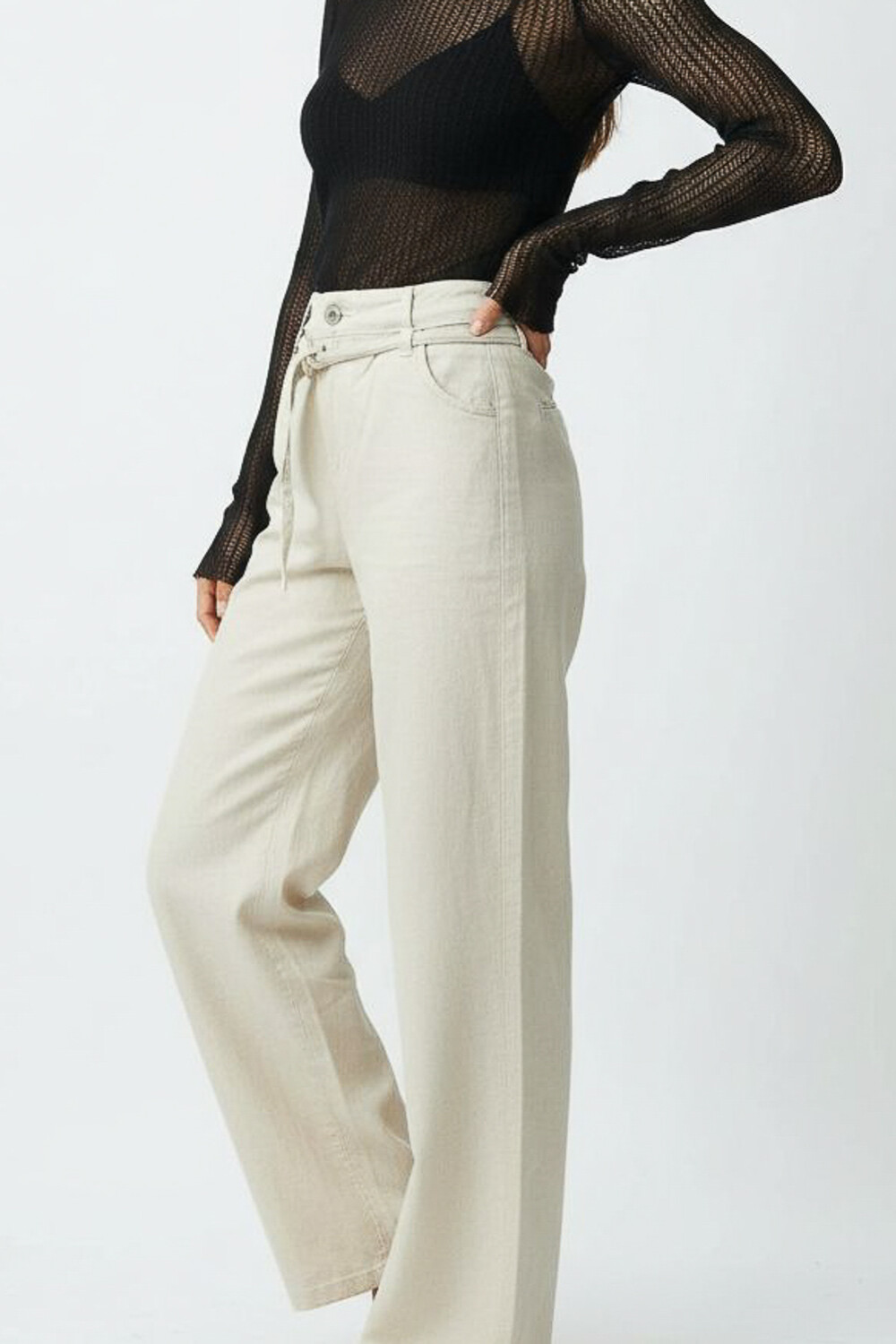 Pantalon Erquina Celeste Claro