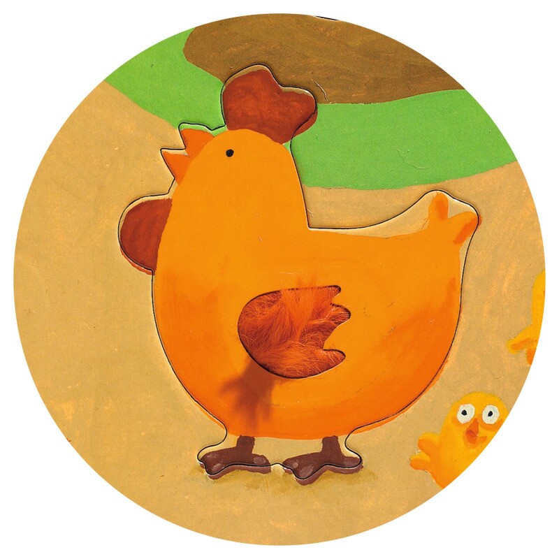 GEANT12+8 Puzzle Geant 12+8 Pcs 70x50cm 3+ Djeco - Granja