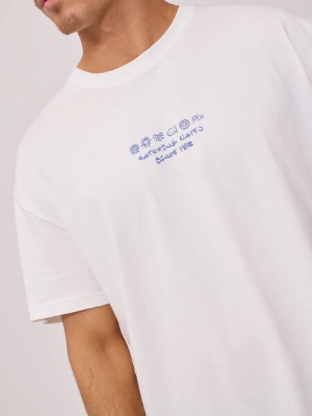 T-SHIRT RUSTY OLINE BLANCO