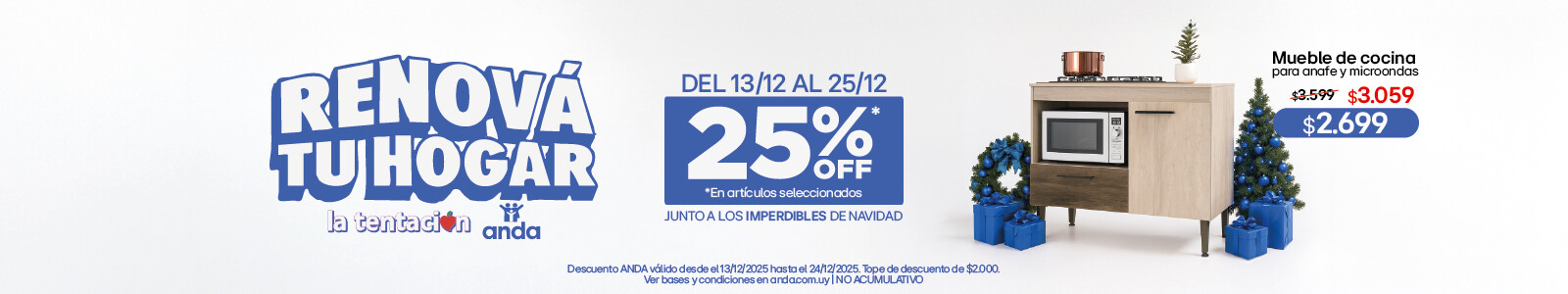 25% OFF EXTRA con ANDA - La Tentación