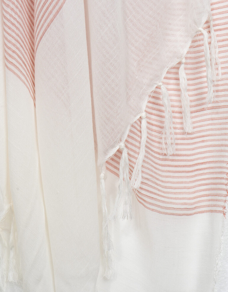 Kimonos Kimono De Viscosa Rayado - Combinacion Multicolor