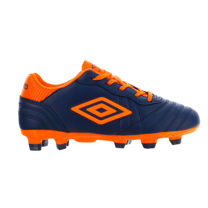 Championes de Fútbol 11 Infantiles Umbro Touch HG Azul Marino - Anaranjado