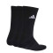 Medias Unisex Adidas Sport Wear 3 Pares Negro
