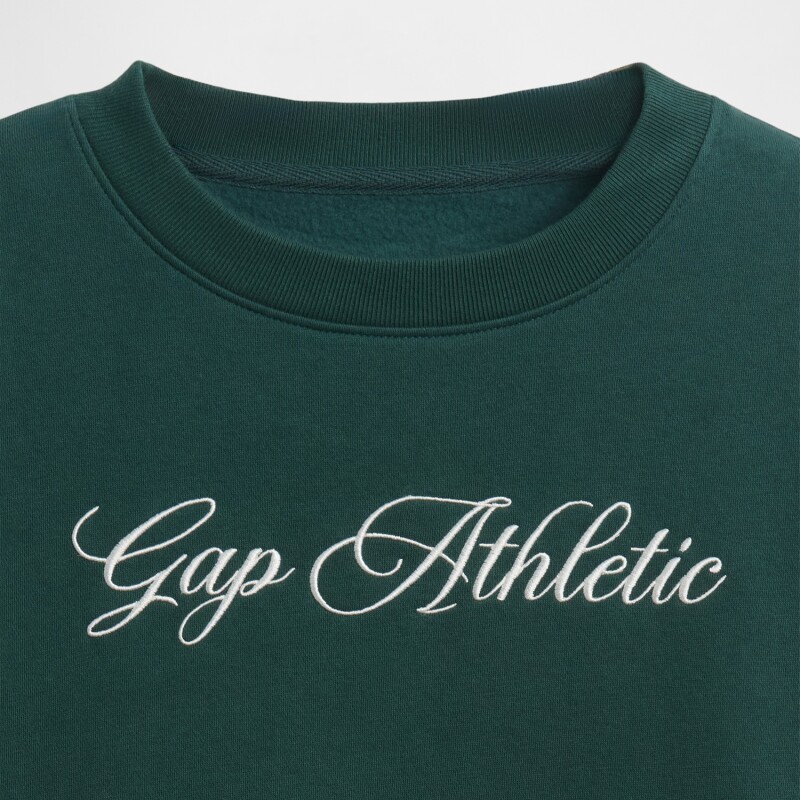 LOGO WEDGE PULLOVER DEEP HUNTER 505