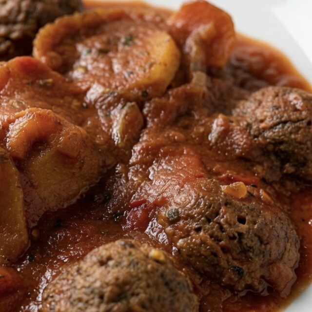 Albóndigas con Arroz o Papas. Albóndigas con Arroz o Papas.