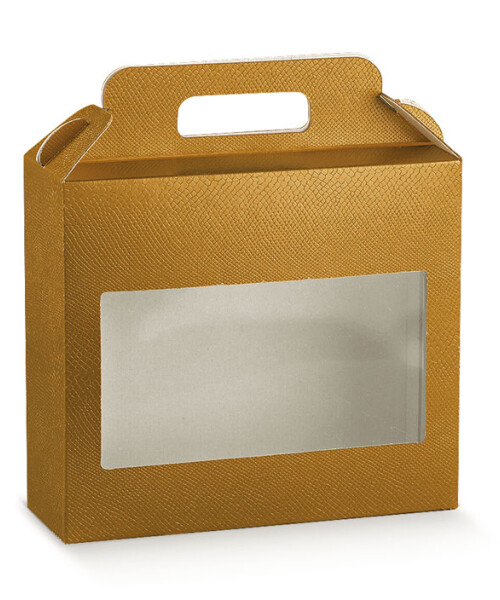 Caja c/visor 22x8x19,5 cm. - SKIN ORO Caja c/visor 22x8x19,5 cm. - SKIN ORO