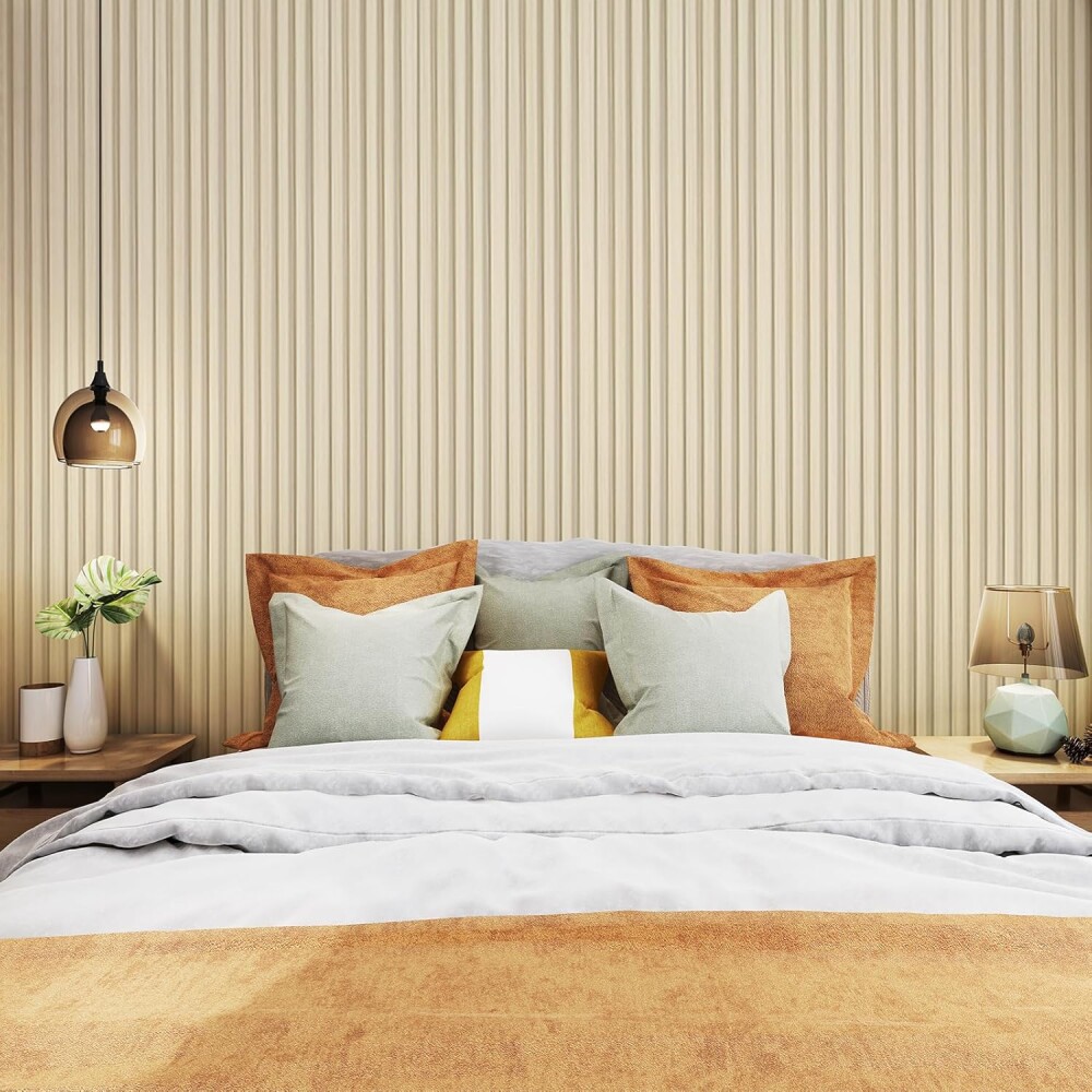 Revestimiento De Pared Wpc 290x16cm Beige