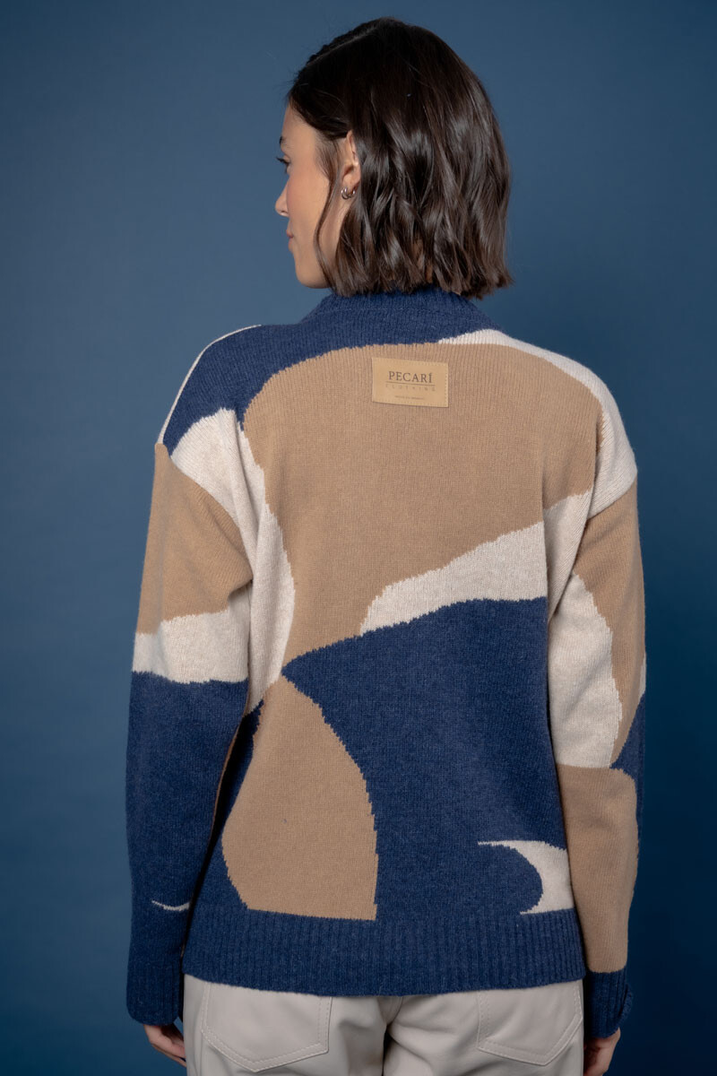 Buzo sierra Azul combinado