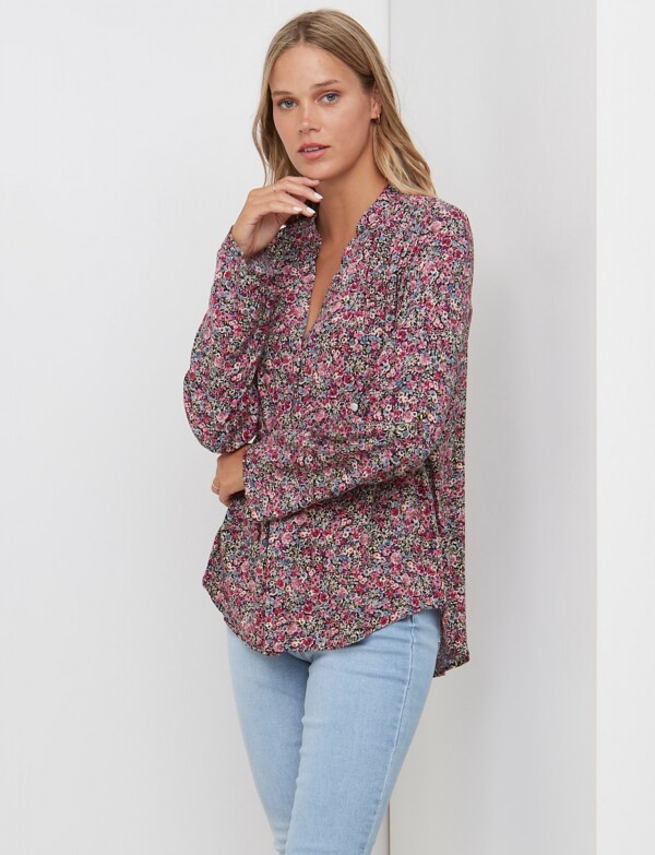 Blusa Floral MULTI/ROSA