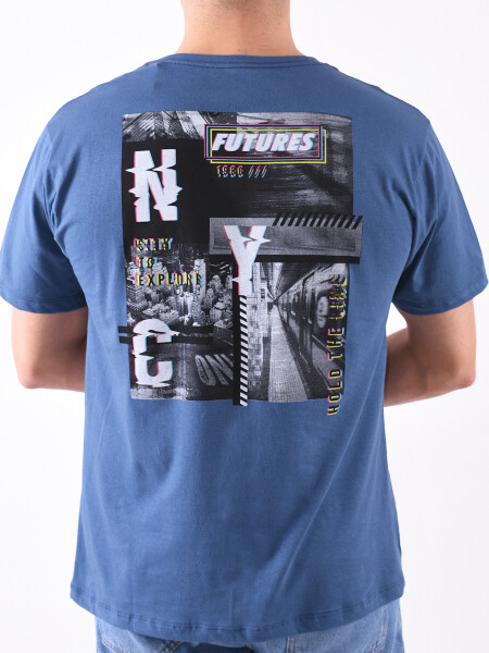 REMERA NEW YORK AZUL