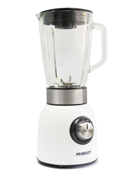 Licuadora Peabody en acero inoxidable con jarra de 1.5L 800W Blanco