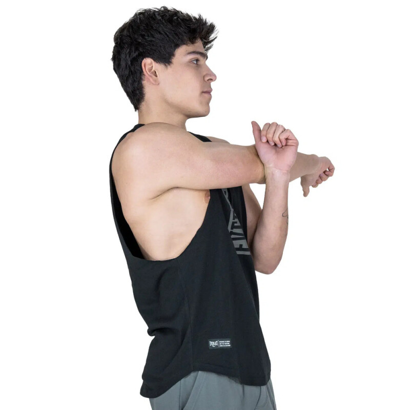 TANK MEN COTT/POLY EVERLAST LEGACY BK M6 XL BK