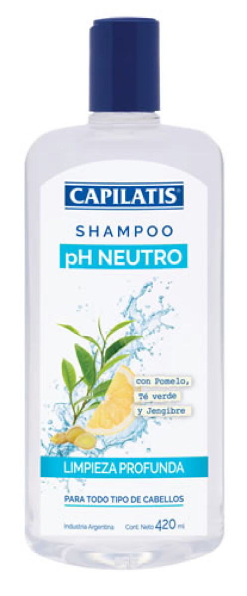 Shampoo Capilatis Limpieza Profunda pH Neutro 420 ml – Eliminación de Impurezas y Brillo Natural
