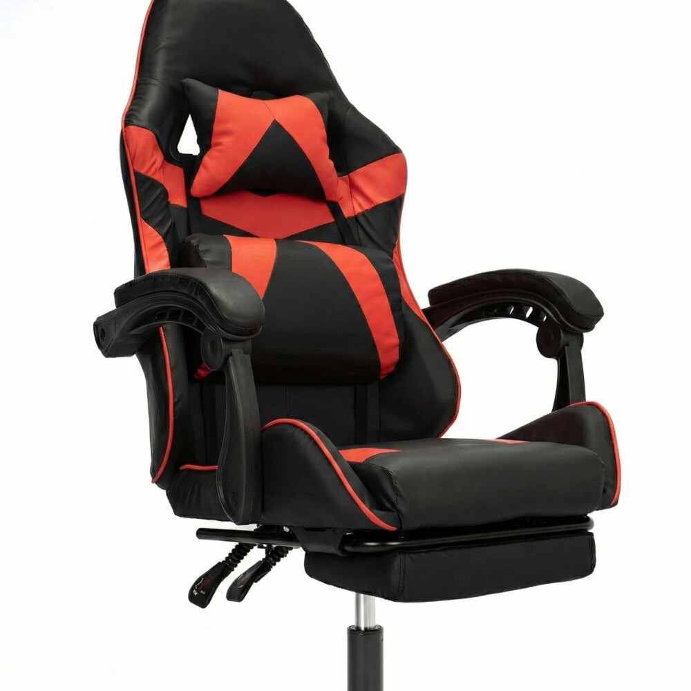 Silla Gamer Gaming Ergonomica Reclinable - PU Rojo