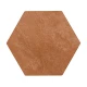 Ceramica Hexagonal Marron 114.5X114.5Cm Pared Piscina GAMAS DE MARRON
