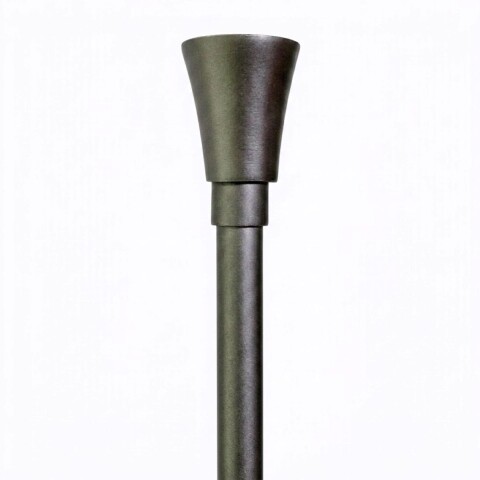 VARA METAL PLATA P/CORTINA 218-304.8CM Unica