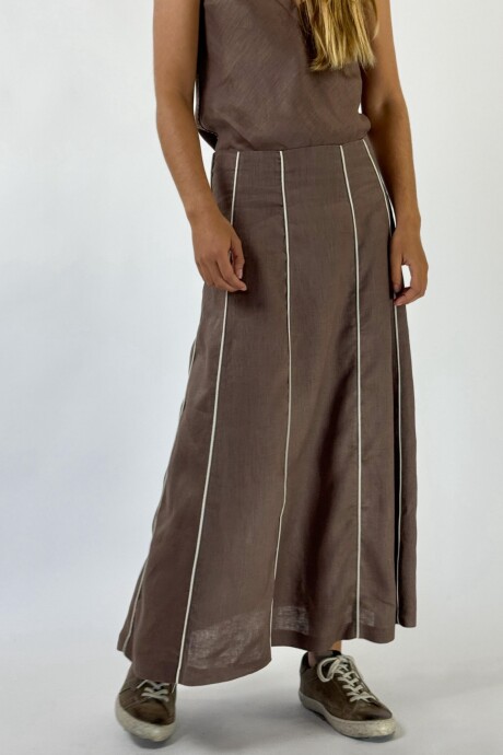 POLLERA KALHUA Chocolate