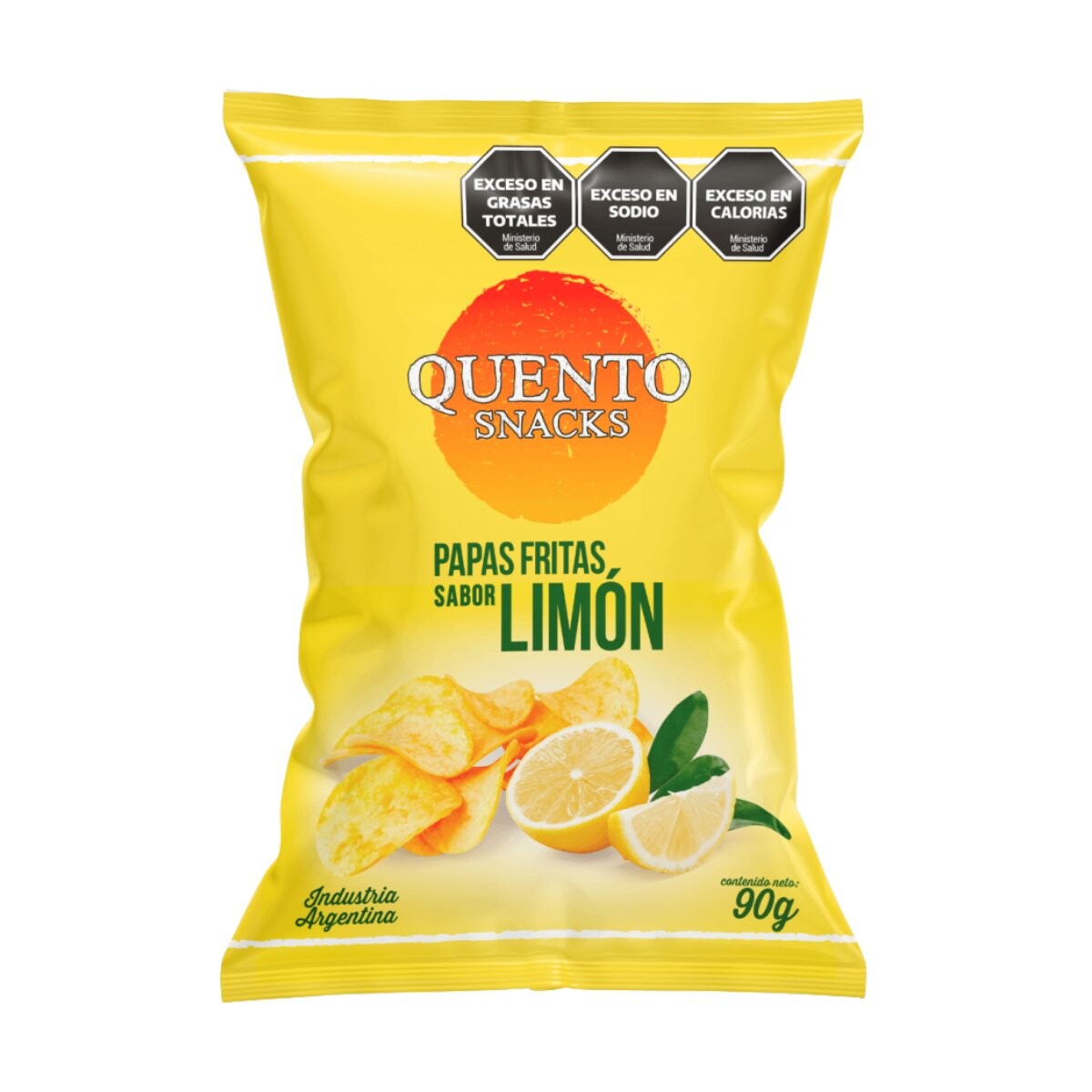 Snack Papas Quento 90g con limon 
