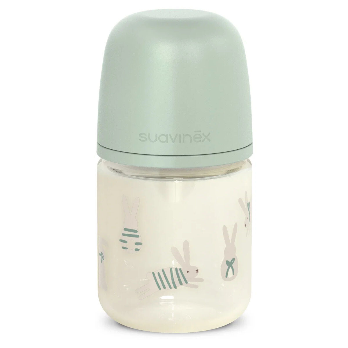 Biberón Mamadera Vidrio Tetina Fisiológica Sx Pro Silicona Flujo Lento 120ml Suavinex 