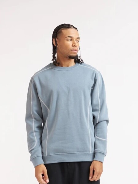 BUZO N.SAILS 11022 CONTRASTES JEANS