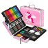 Set Valija Maletín Arte Escolar Didáctico 145 Piezas Pintar Variante Color Rosa